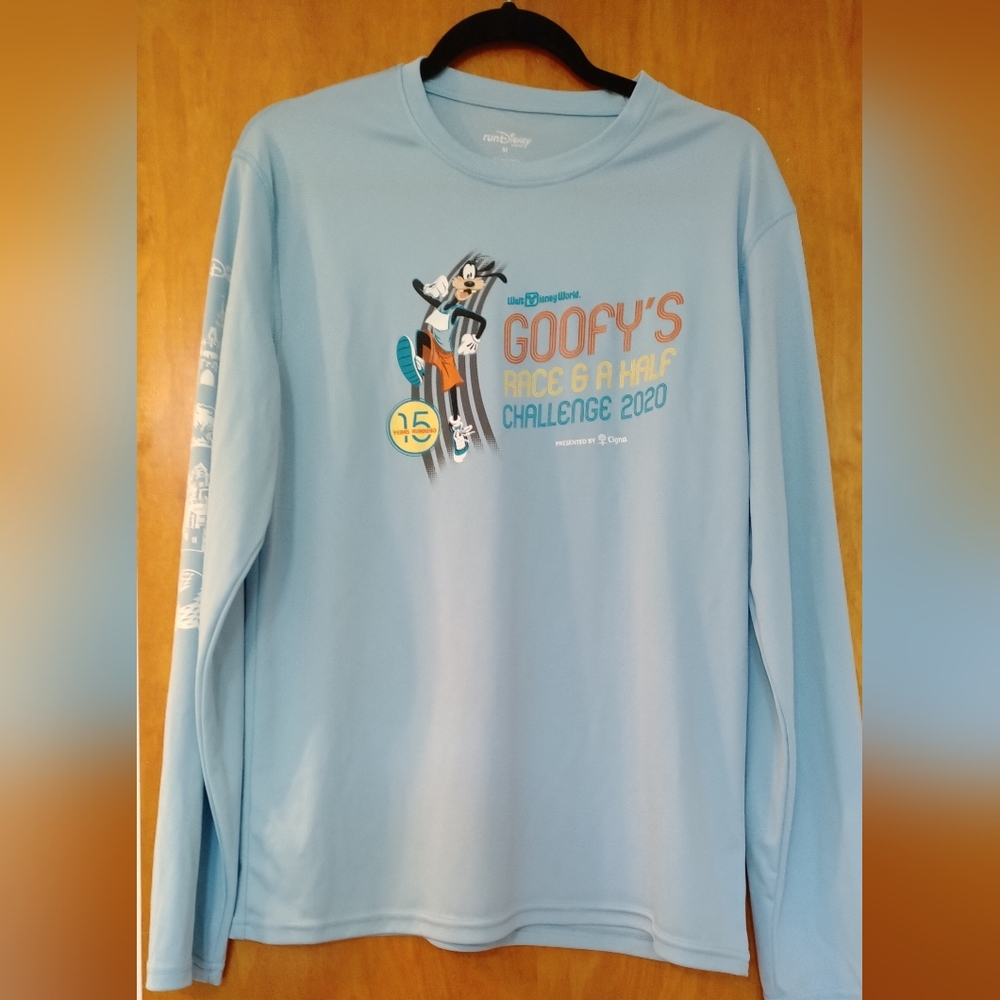 Disney Goofy's Race 2020 Light Blue Shirt